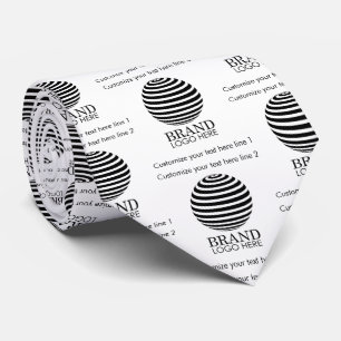 Modern Custom Business Logo Company Promotional Tie