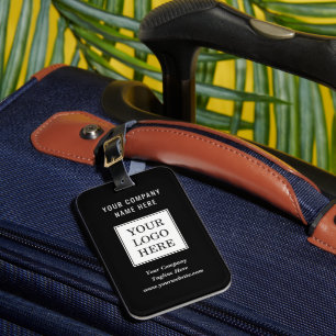 Modern Custom Business Logo Company Travel Luggage Tag