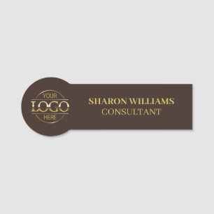 Modern Custom Business Logo Magnetic Employee Name Tag