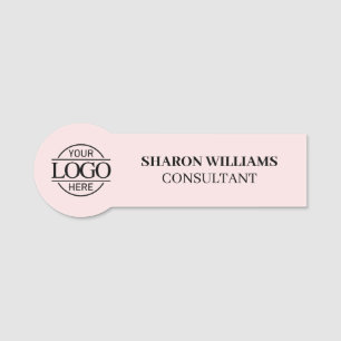 Modern Custom Business Logo Magnetic Employee Name Tag