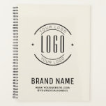 Modern custom company logo business branded planner<br><div class="desc">Modern custom company logo business branded</div>