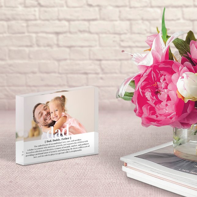 Modern Custom Definition of a Dad Photo Block (Modern Custom Definition of a Dad Photo Block)