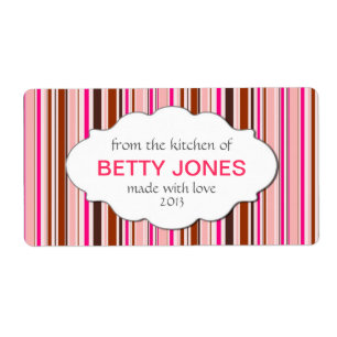 Modern Custom DIY Canning, Jam or Product Labels