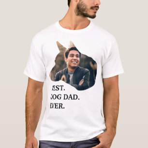 Modern custom dog photo template T-Shirt