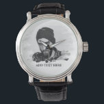 Modern Custom Etched Photo Effect Watch<br><div class="desc">This simplistic personalised photo watch, featuring an etched photo effect with the option to add text, will make the perfect gift for any occassion, funeral, fun raising event, wedding, birthday, fathers day, christmas and valentines day. The font style, size and colour can be changed after personalising by clicking on the...</div>