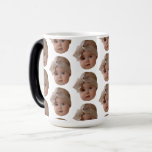 Modern Custom Face Funny photo baby face Gift Magic Mug<br><div class="desc">Modern Custom Face Funny photo baby face Gift Magic Mug</div>
