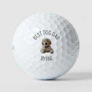Modern Custom Father's Day Gift Dog Dad Gift Golf Balls