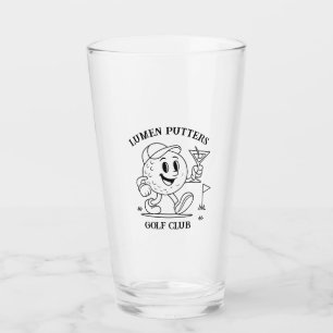 Modern Custom Golf Club Name Golf Lover Glass