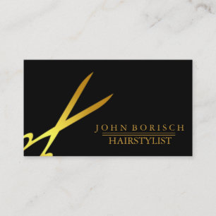 Modern Custom Hair Stylist Business Card