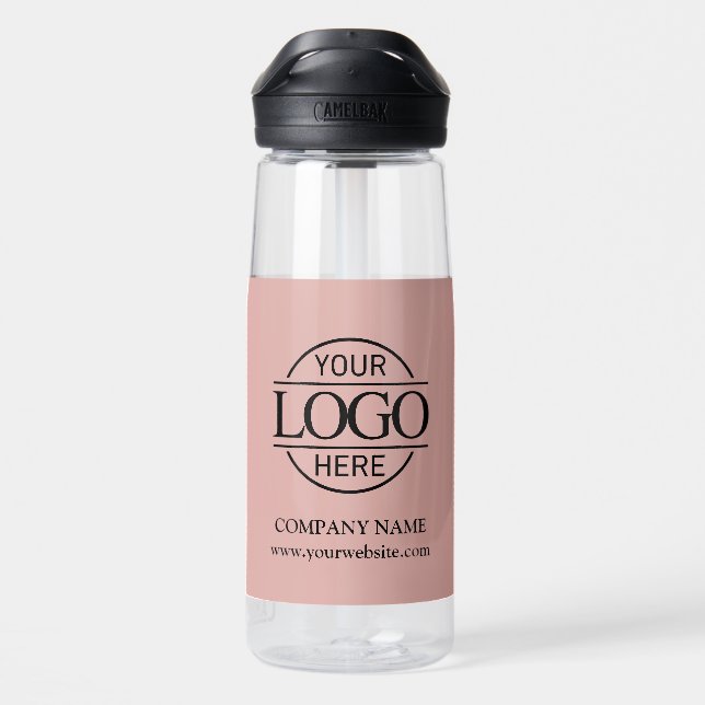 Modern Custom Logo Business Branding Promotional Water Bottle (Back)