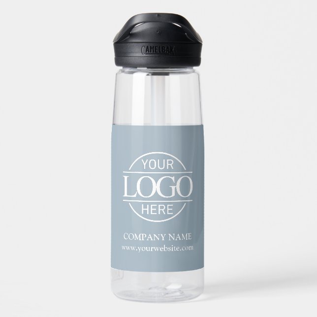 Modern Custom Logo Business Branding Promotional Water Bottle (Back)