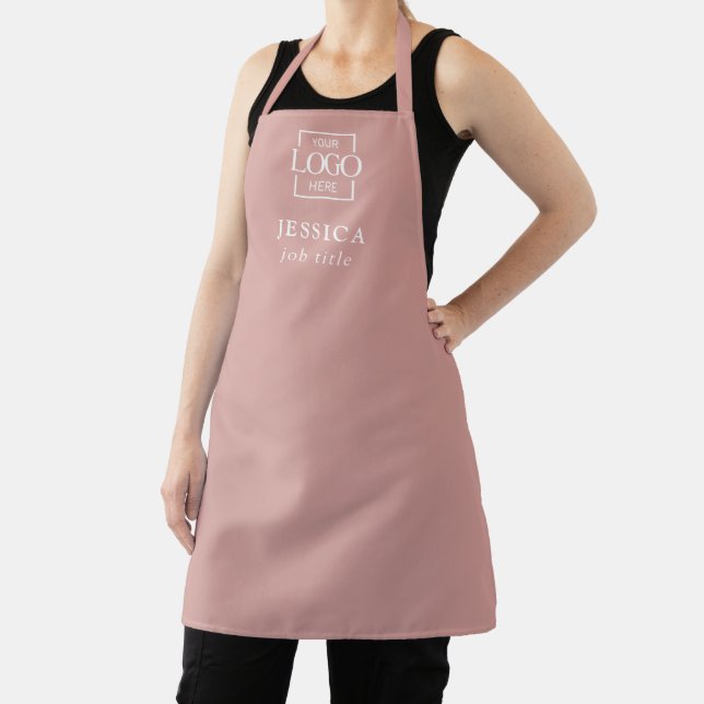 Modern Custom Logo Business Employee Uniform Apron (Insitu)
