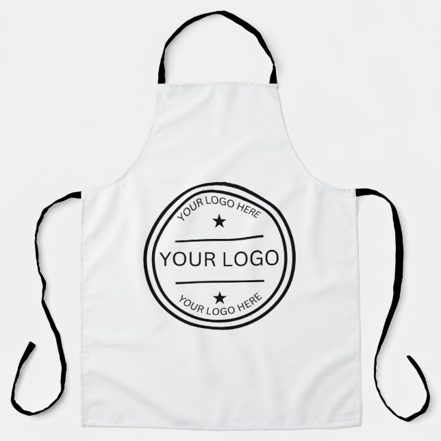 Modern Custom Logo Image For Women For Men Apron (Front)