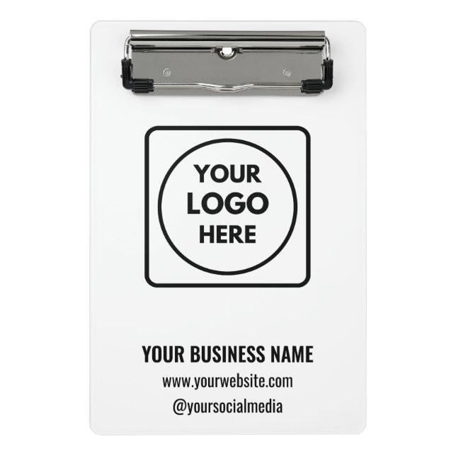 Modern Custom Logo Mini clipboard (Front)