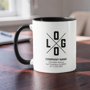 Modern Custom Logo Small Business Promotional Mug