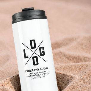 Modern Custom Logo Small Business Promotional Thermal Tumbler