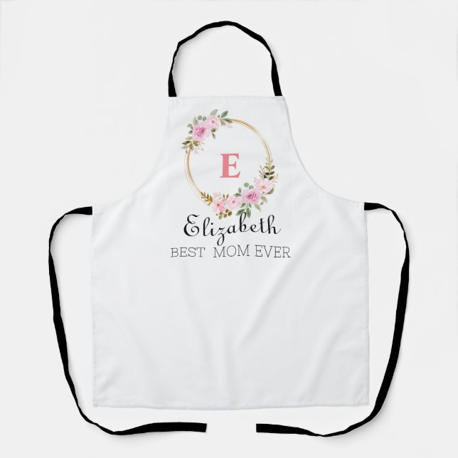 Modern Custom Masterchef Mum Cooking gift for mum Apron (Front)