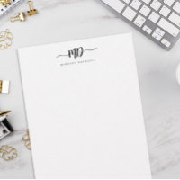 Modern Custom Monogram Brush Script Stylish