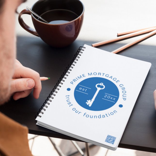 Modern Custom Mortgage Company Add Your Logo Notebook (Creator Uploaded)