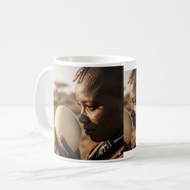 Modern Custom Photo Collage Coffee Mug (Front Left)