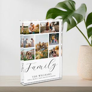 Modern Custom Photo Collage Elegant Script Family