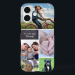 Modern custom photo collage phone case<br><div class="desc">Personalise this phone case for mum with her favourite photo. Fill the photo collage she can look at each day. Include photos of the kids,  pets,  spouse,  the whole family.</div>