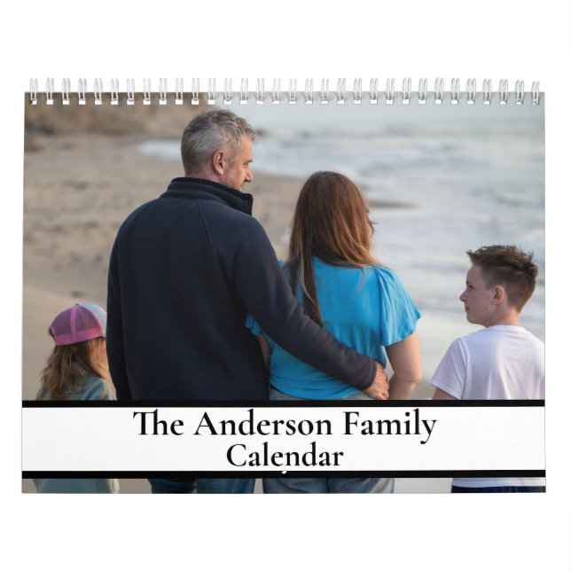 Modern Custom Photo Create Your Calendar 2026 (Cover)