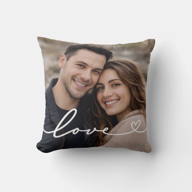 Modern Custom Photo  Cushion (Front)