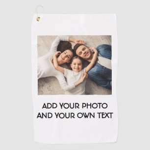 Modern Custom Photo or Logo Team Logo golf Golf Towel