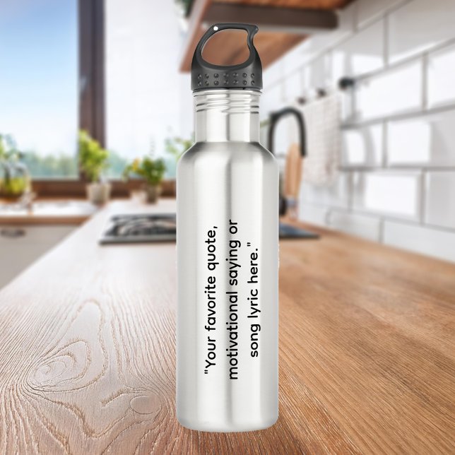 Modern Custom Quote 710 Ml Water Bottle (Creator Uploaded)