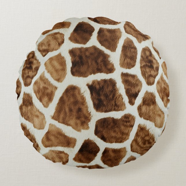 Modern Custom Round Pillow 16" Cushion (Front)