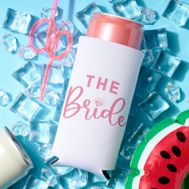 Modern Custom The Bride Bachelorette Seltzer Can Cooler (In Situ Summer)