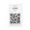 Modern Custom White Business Logo QR Code