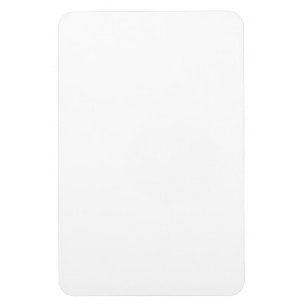 Modern Custom white simple Design Add Photo /Text Magnet