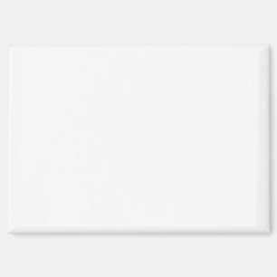 Modern Custom white simple Design Add Photo /Text Magnet