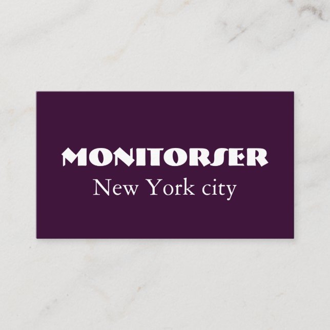 Modern Customisable Business Card (Front)