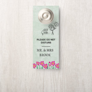 Modern Customise Do Not Disturb Door Hanger
