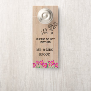 Modern Customise Do Not Disturb Door Hanger