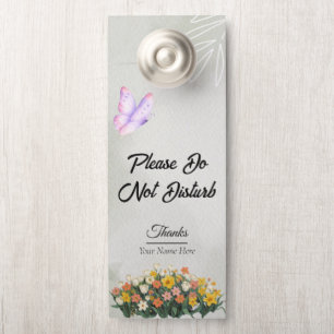 Modern Customise Do Not Disturb Door Hanger