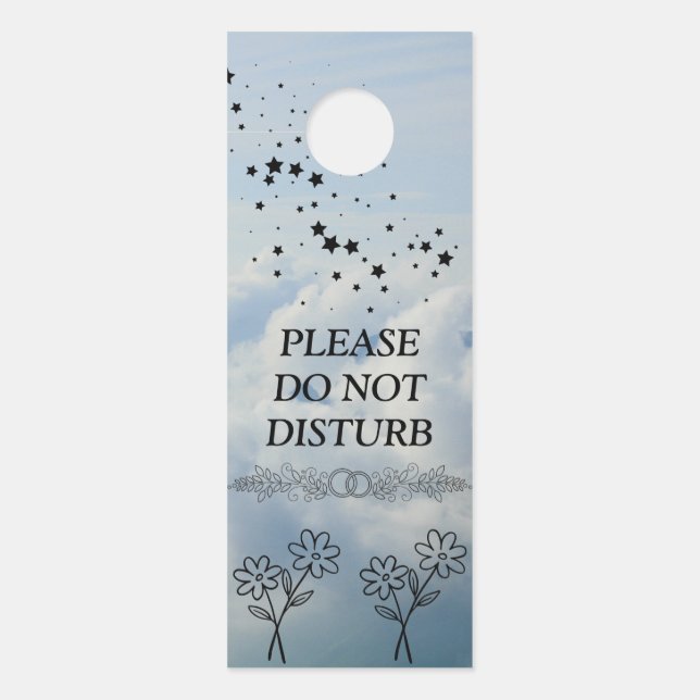 Modern Customise  Do Not Disturb Door Hanger (Front)