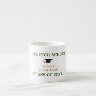 Modern Customised Graduation Espresso Cup