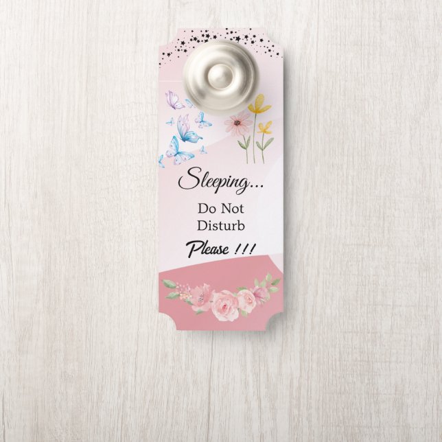 Modern Customize  Do Not Disturb Door Hanger (On Knob)