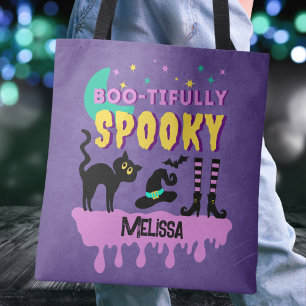 Modern Cute Boo-tifully Spooky Tote Bag