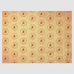 Modern Cute Cool Martial Arts Karate Kids Birthday Tissue Paper