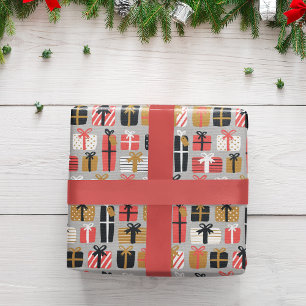 Modern Cute Gift Wrapping Paper Sheet