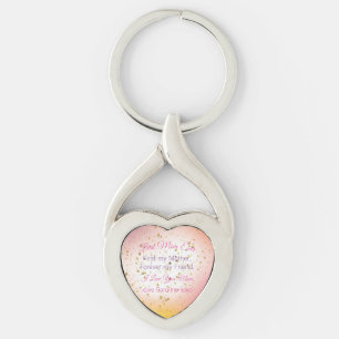 Modern Cute Keepsake Best Mum Ever Mothers Day Key Ring