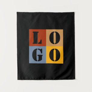 Modern Cute Personalised Gifts Black Simple Tapestry