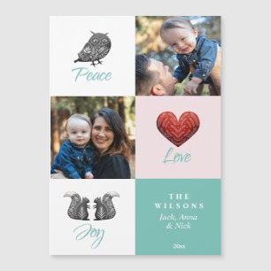 Modern Cute Scandinavian Photo Christmas