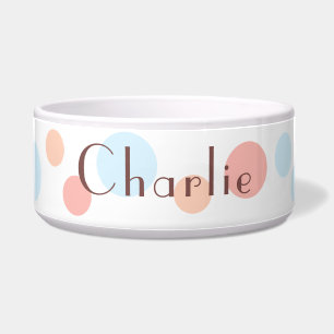 Modern Cute Simple Dots Pastel Personalized