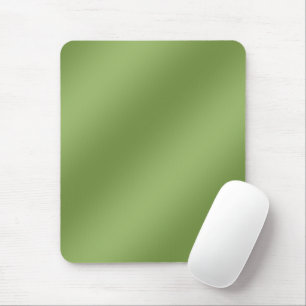 Modern cute Solid Green gradient Wave pattern Mouse Pad